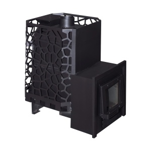 Печь-каменка РАДА  сталь 6 мм 18M ЗК СЕТКА (16 - 20 м.куб) (без дверки)