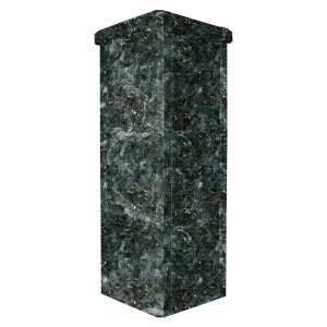 Облицовка на трубу для печей АВАНГАРД 35 / 40  КЛАССИКА СЕРПЕНТИНИТ (130*790)  (3 яруса) под шибер