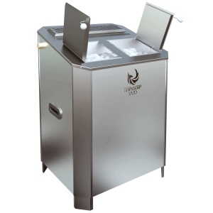 Электрокаменка ПАРиЖАР паротермальная - 16 кВт (12 - 20 м.куб.) с АЭГПП 380В напольная без пульта