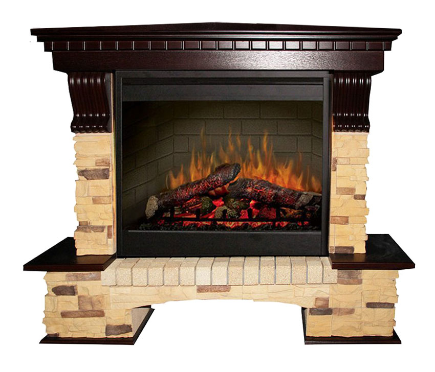 Портал Pierre Luxе  сланец/темный дуб для электроочага Jupiter/Dioramic 28/Symphony 26 (RoyalFlame)