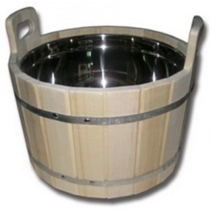 Шайка  5 л двуручная с нержавеющей вставкой ЛИПА