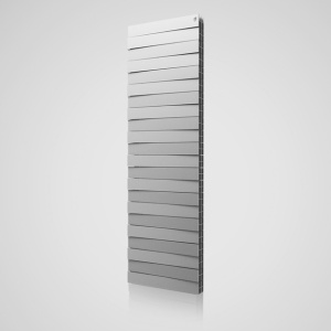 Радиатор биметаллический ROYAL THERMO PIANO FORTE TOWER SILVER SATIN 500/100 - 18 секций Радиатор биметаллический ROYAL THERMO PIANO FORTE TOWER SILVER SATIN 500/100 - 18 секций