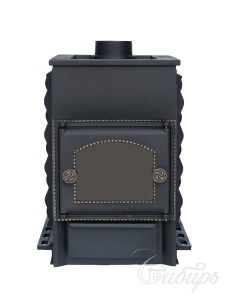 Печь-каменка СИБИРЬ-25 дверца со стеклом без выносного топливного канала под Т/О (правый)