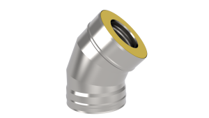 Сэндвич-колено 45 гр. d = 150/200 мм (Н+О) 1 ММ  (5)