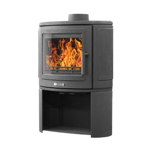 Печь-камин ЧУГУННАЯ  EVEREST  S9M  антрацит 9 кВт (180 м.куб) (2) Печь-камин ЧУГУННАЯ  EVEREST  S9M  антрацит 9 кВт (180 м.куб) (2)