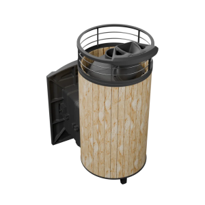 Печь-каменка чугунная АТМОСФЕРА XL дверца со стеклом в ламелях ОКАМЕНЕВШЕЕ ДЕРЕВО NEW Печь-каменка чугунная АТМОСФЕРА XL дверца со стеклом в ламелях ОКАМЕНЕВШЕЕ ДЕРЕВО NEW