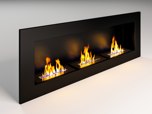 Биокамин  WINDOW III GLASS blac АРОМА встраиваемый, настенный Биокамин  WINDOW III GLASS blac АРОМА встраиваемый, настенный