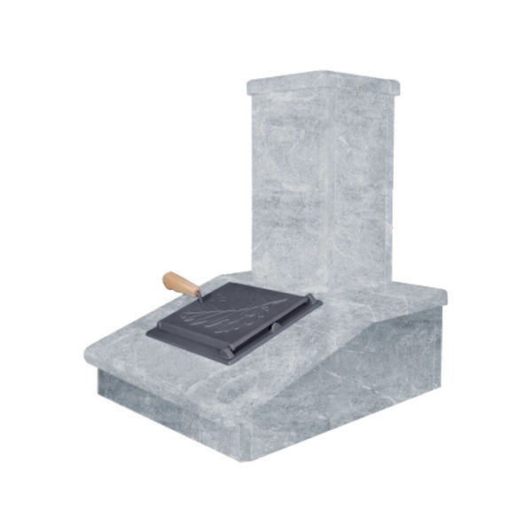 Облицовка на трубу для печей ГРОЗА 18  ПРЕЗИДЕНТ ТАЛЬКОХЛОРИТ (115*540)  (2 яруса) под шибер