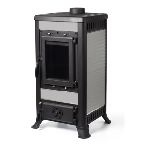 Печь-камин KLEMENS l чугунная серый d = 120 мм ( 8 кВт ) Печь-камин KLEMENS l чугунная серый d = 120 мм ( 8 кВт )