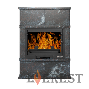 Камин-комплект (топка+облицовка) EVEREST 700 (D-1) АМФИБОЛИТ 10 кВт (250 м.куб)