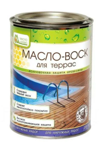 Масло-воск для террас 10 л Масло&Дерево