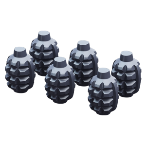 Комплект чугунного заряда (граната) 6шт ГЕФЕСТ