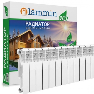 Радиатор алюминиевый  LAMMIN  ЕСО AL 200/100 - 14 секций Радиатор алюминиевый  LAMMIN  ЕСО AL 200/100 - 14 секций