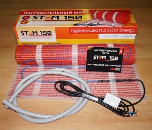 Мат нагревательный STEM ENERGY 150 -  75 Вт  0,5 м.кв