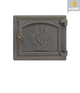 Дверца чугунная ВЕЗУВИЙ ДТ-3 крашеная БРОНЗА (посадочный размер 210 х 250 мм) Дверца чугунная ВЕЗУВИЙ ДТ-3 крашеная БРОНЗА (посадочный размер 210 х 250 мм)