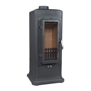 Печь-камин VERTA  чугунная d = 150 мм (14 кВт) Печь-камин VERTA  чугунная d = 150 мм (14 кВт)