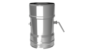 Шибер (заслонка) поворотный d =  80 мм (1 ММ) Шибер (заслонка) поворотный d =  80 мм (1 ММ)