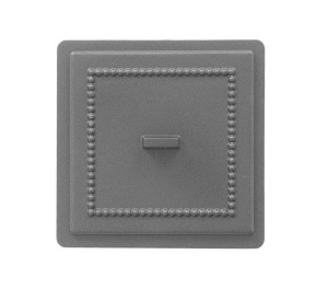 Дверца чугунная прочистная ВЕЗУВИЙ 237 крашеная АНТРАЦИТ  (посадочный размер 130 х 130 мм) Дверца чугунная прочистная ВЕЗУВИЙ 237 крашеная АНТРАЦИТ  (посадочный размер 130 х 130 мм)