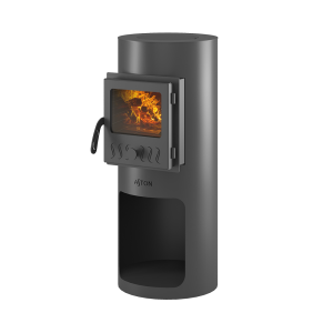 Печь отопительная ASTON Dachnaya 100 С  (до 100 м.куб.) со стеклянной дверцей