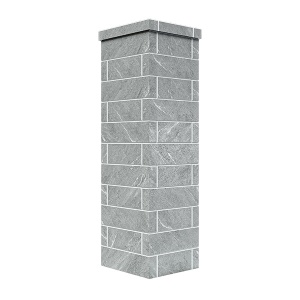 Облицовка на трубу для печей GFS ЗК 30 / ГРОМ 30  КЛАССИКА/ПРЕЗИДЕНТ КИРП ТАЛЬКОМАГНЕЗ(3яруса) шибер