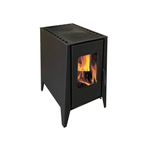 Печь-камин ДЕРЕВЕНЬКА две конфорки с возможностью установки теплообменника (РК- 193) Печь-камин ДЕРЕВЕНЬКА две конфорки с возможностью установки теплообменника (РК- 193)