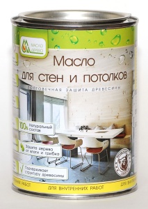 Масло для стен и потолков  0,9 л Масло&Дерево