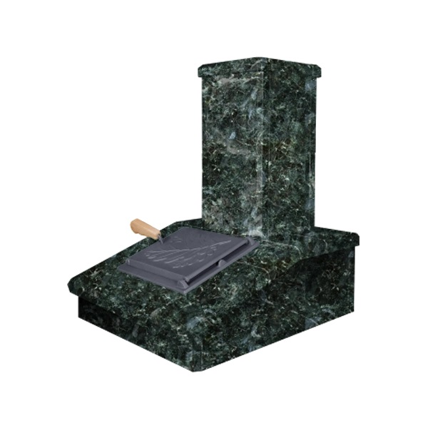 Облицовка на трубу для печей ГРОМ 40  ПРЕЗИДЕНТ СЕРПЕНТИНИТ (150*540)  (2 яруса) под шибер Облицовка на трубу для печей ГРОМ 40  ПРЕЗИДЕНТ СЕРПЕНТИНИТ (150*540)  (2 яруса) под шибер