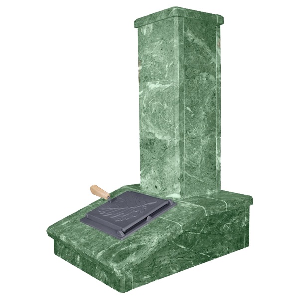 Облицовка на трубу для печей ГРОЗА 24  ПРЕЗИДЕНТ ЗМЕЕВИК (115*790)  (3 яруса) под шибер