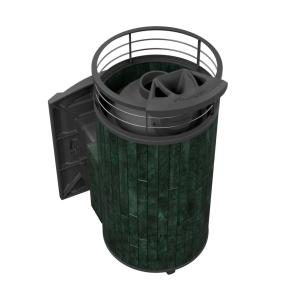 Печь-каменка чугунная АТМОСФЕРА XL в ламелях ВЕРДЕ ГВАТЕМАЛА NEW + тоннель (18-26 м.куб) Печь-каменка чугунная АТМОСФЕРА XL в ламелях ВЕРДЕ ГВАТЕМАЛА NEW + тоннель (18-26 м.куб)