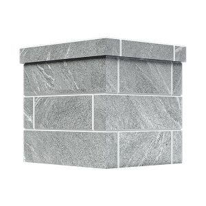 Облицовка на трубу для печей ГРОМ 40  КЛАССИКА  КИРПИЧ ТАЛЬКОМАГНЕЗИТ (150*290)  (1 ярус) под шибер Облицовка на трубу для печей ГРОМ 40  КЛАССИКА  КИРПИЧ ТАЛЬКОМАГНЕЗИТ (150*290)  (1 ярус) под шибер