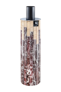 Регистр-теплообменник d = 115 мм L = 1000 мм со встроенным шибером в ламелях ЗМЕЕВИК + РОССО ЛЕВАНТЕ