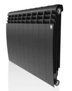 Радиатор биметаллический ROYAL THERMO BILINER BIANCO NOIR SABLE 500/80 -  8 секций Радиатор биметаллический ROYAL THERMO BILINER BIANCO NOIR SABLE 500/80 -  8 секций