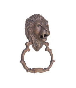 Ручка ХДИ-12.035  ЛЕВ дверная патина (ГБ: 180 х 120 х 70 мм) ЛИТКОМ