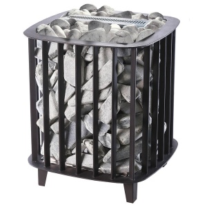 Электрокаменка ПРЕМЬЕРА РУСА паротермальная - 18 кВт (14 - 23 м.куб.) 380В напольная без пульта