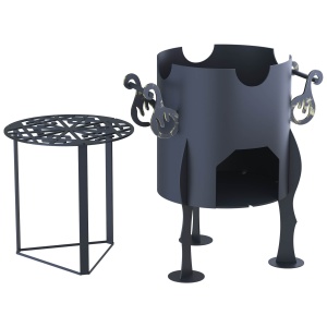 Печь под казан 8л сталь 8 мм ЦАРЬ ПЕЧИ