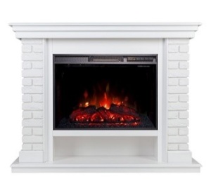 Портал Brixton 25,5 WT белый дуб (WT-511) для электроочага с 25,5 диагональю