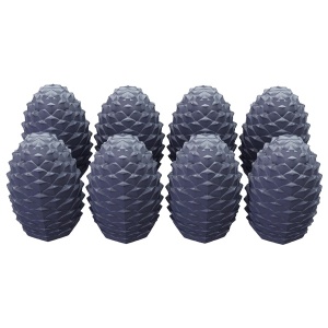 Чугунный заклад для каменки: комплект чугунных ШИШЕК (8 шт) ГЕФЕСТ