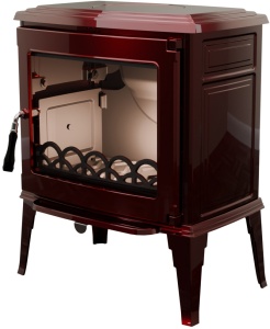 Печь-камин MATIS эмалированный чугунная d = 150 мм (10 кВт) Печь-камин MATIS эмалированный чугунная d = 150 мм (10 кВт)