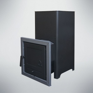 Печь-каменка ПАР 18 конвекция дверца универсальная сталь/стекло (до 18 м.куб)