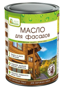 Масло для фасадов 10 л Масло&Дерево