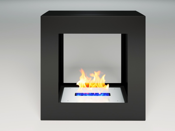 Биокамин  CUBE black АРОМА напольный, настольный Биокамин  CUBE black АРОМА напольный, настольный