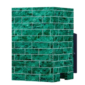 Облицовка для печей ГРОЗА 24М/П2  КЛАССИКА  КИРПИЧ ЗМЕЕВИК (930/40) теплообменник СПРАВА