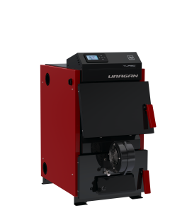 Котел отопительный URAGAN PROF TURBO 16 кВт полуавто топливо -дрова/уголь/пеллеты/элект(G -2