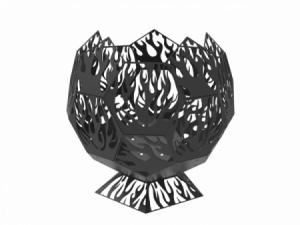 Чаша костровая КЕННЕТ ОГНЕННЫЙ ЦВЕТОК