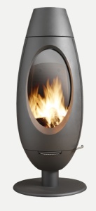 Печь-камин INVICTA ODE чугунная антрацит Франция Печь-камин INVICTA ODE чугунная антрацит Франция