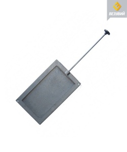 Задвижка (190 х 320 мм) ВЕЗУВИЙ 1427 ручка по короткой стороне (5)м