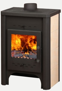 Печь-камин БАВАРИЯ с чугунной плитой (РК 007) Печь-камин БАВАРИЯ с чугунной плитой (РК 007)