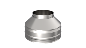 Оголовок d = 200/280 мм без зонта (Н+Н)  (GS)