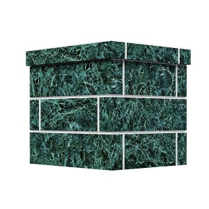 Облицовка на трубу для печей GFS ЗК 18  КЛАССИКА/ПРЕЗИДЕНТ КИРПИЧ ЗМЕЕВИК  (1 ярус) под шибер Облицовка на трубу для печей GFS ЗК 18  КЛАССИКА/ПРЕЗИДЕНТ КИРПИЧ ЗМЕЕВИК  (1 ярус) под шибер