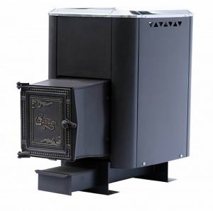 Печь-каменка  чугунная СИБИРЬ 24 конвекционная дверца универсальная ЧУГУН/СТЕКЛО (12 - 18 м.куб) Печь-каменка  чугунная СИБИРЬ 24 конвекционная дверца универсальная ЧУГУН/СТЕКЛО (12 - 18 м.куб)